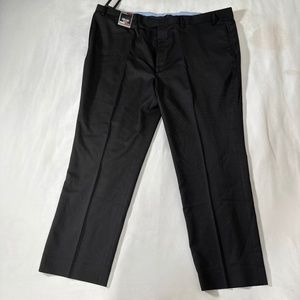 NWT Roundtree & Yorke TravelSmart Black Dress Pants 48x30